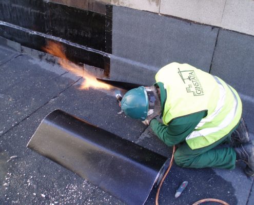 Terrace waterproofing works